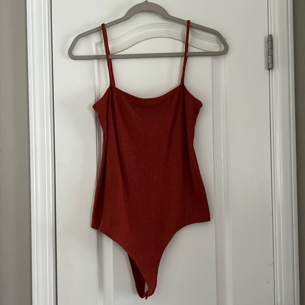 Popular 21 Ribbed Camisole Bodysuit
